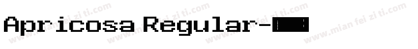 Apricosa Regular字体转换